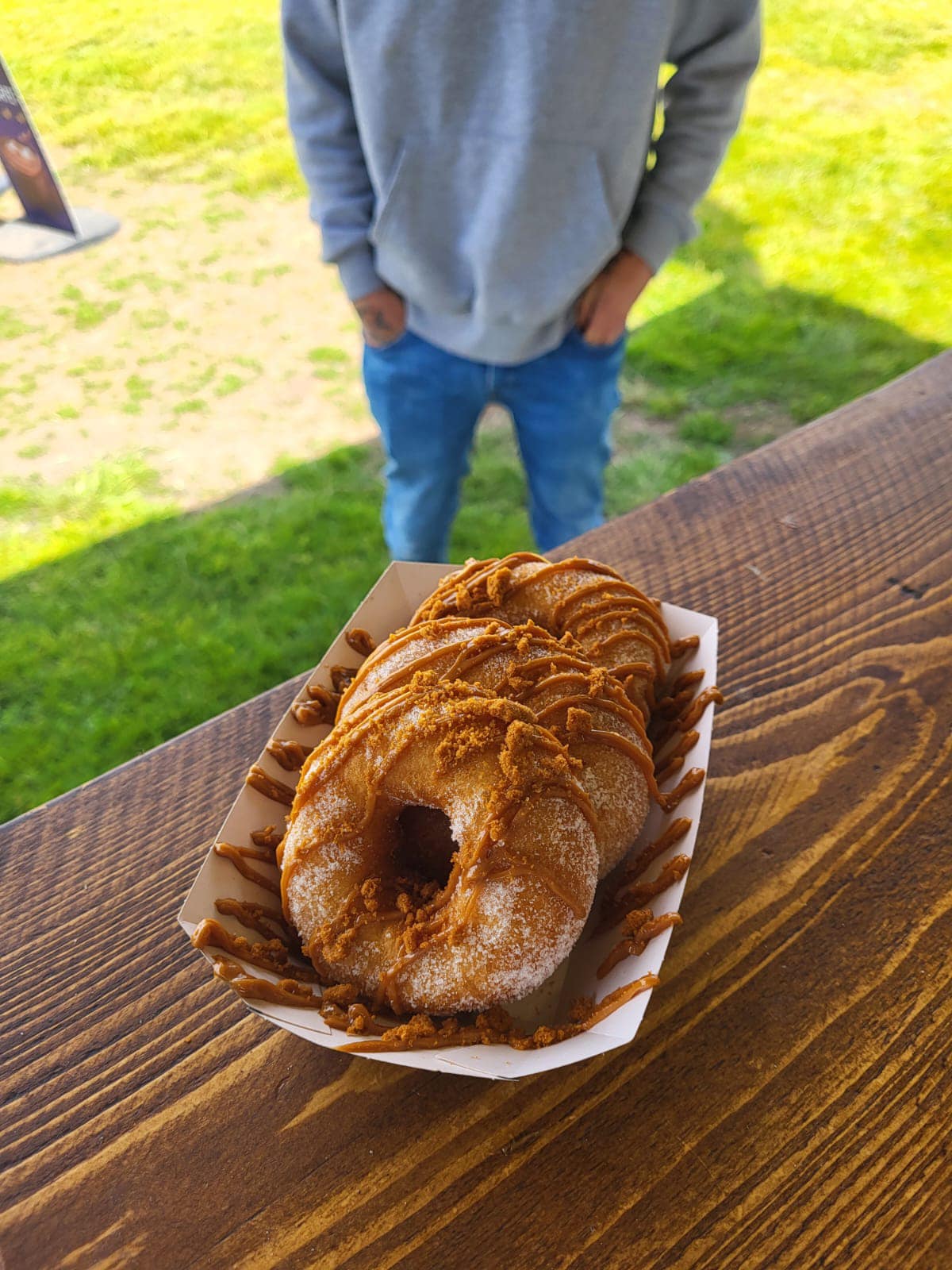 Biscoff Donuts at Coffee &amp; Donuts - The Street Diner