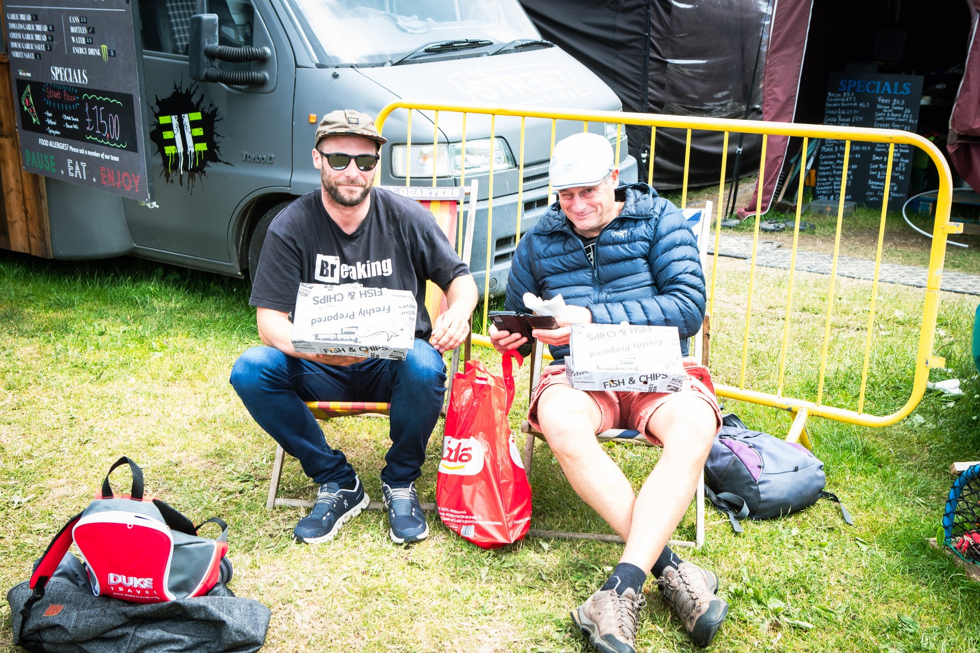 Sea Diner customers enjoying their food