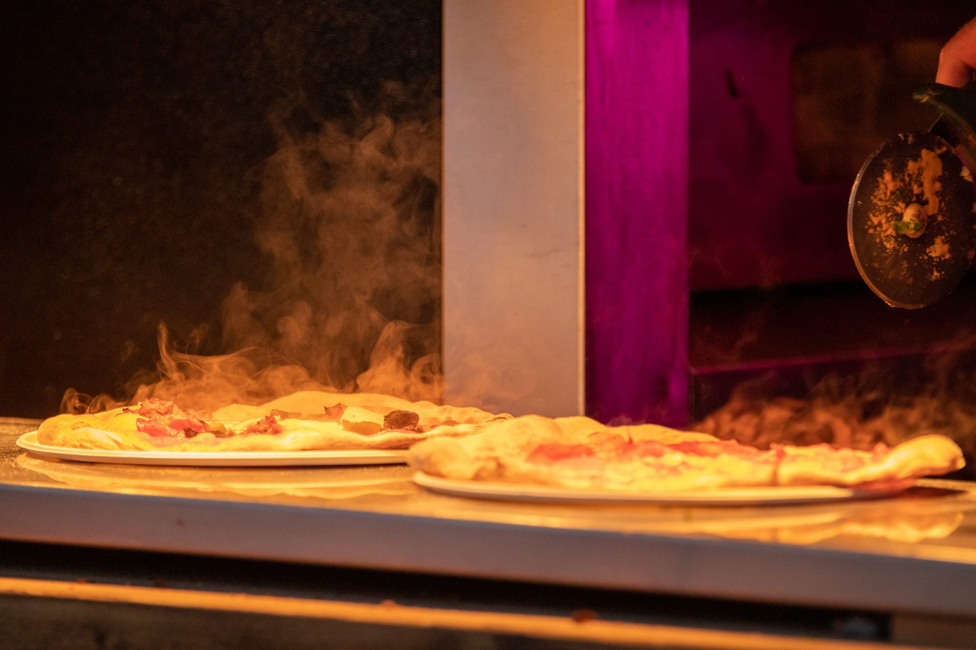 ​Mamma Mia Pizzas hot out the oven